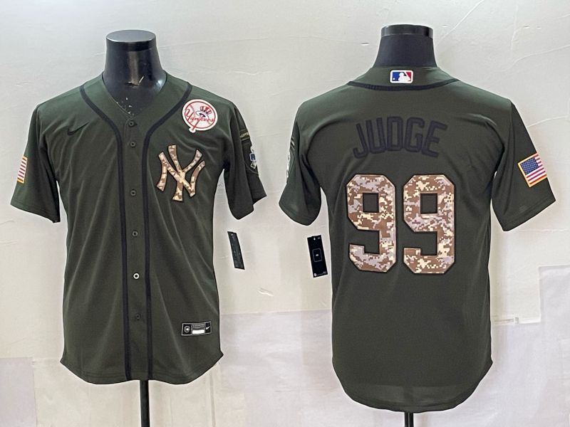 Men 2025 New York Yankees #99 Judge Green camo Nike MLB Jersey style 09->new york yankees->MLB Jersey